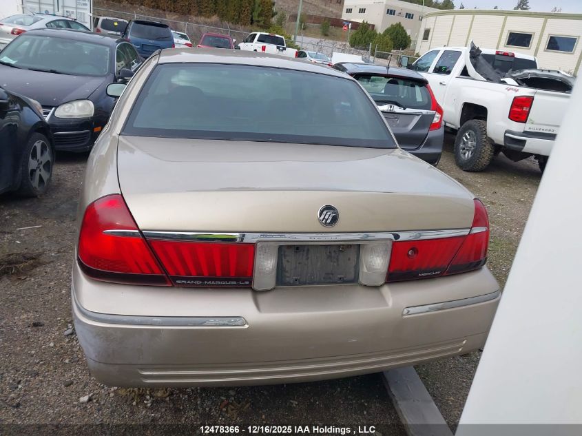 2000 Mercury Grand Marquis Ls VIN: 2MEFM75W6YX697531 Lot: 12478366