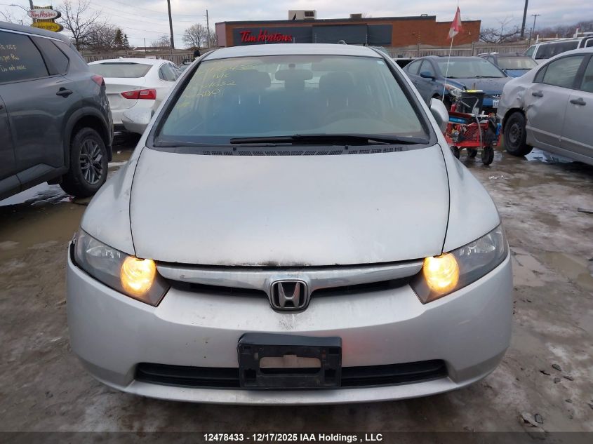 2006 Honda Civic Hybrid VIN: JHMFA36216S801632 Lot: 12478433