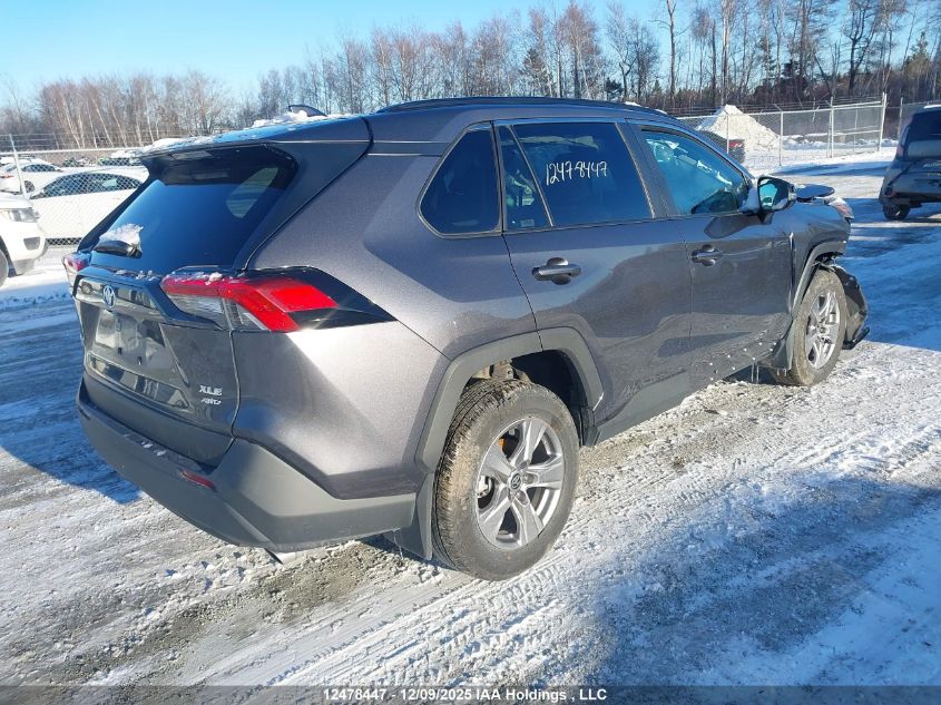 2025 Toyota Rav4 Xle/Xle Premium VIN: 2T3R1RFV5SC533912 Lot: 12478447