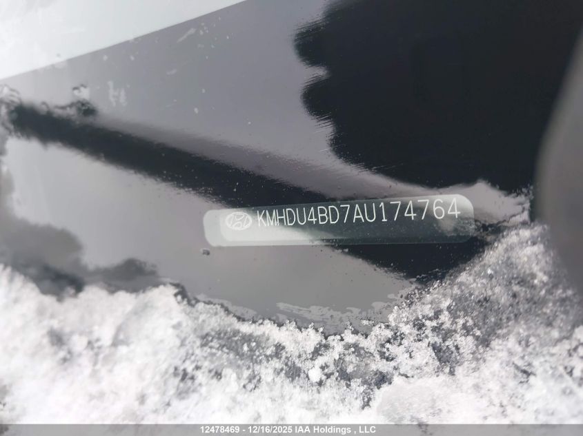 2010 Hyundai Elantra VIN: KMHDU4BD7AU174764 Lot: 12478469