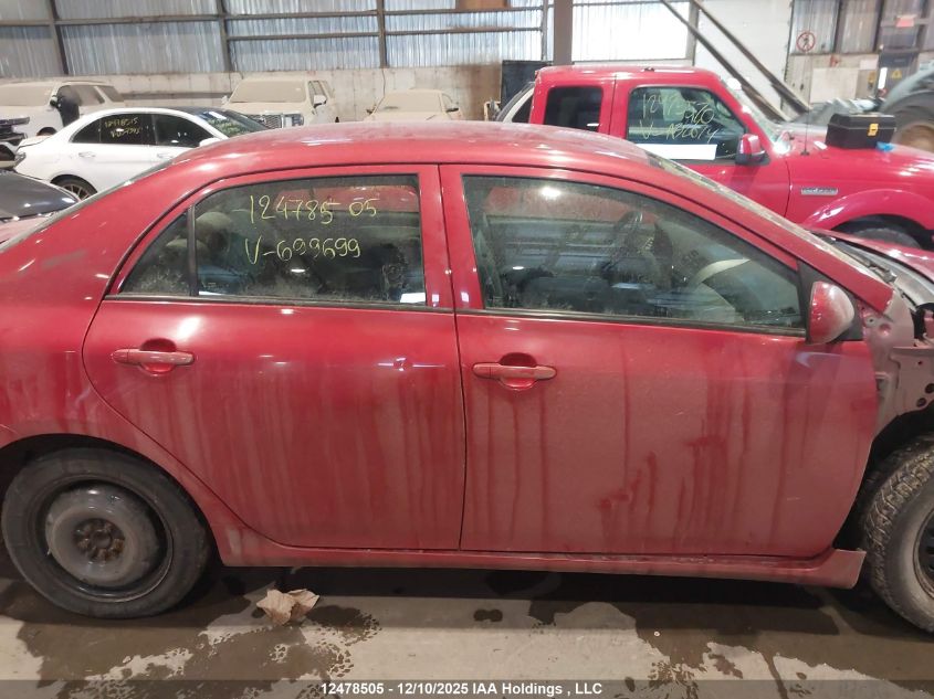 2011 Toyota Corolla VIN: 2T1BU4EE8BC699699 Lot: 12478505