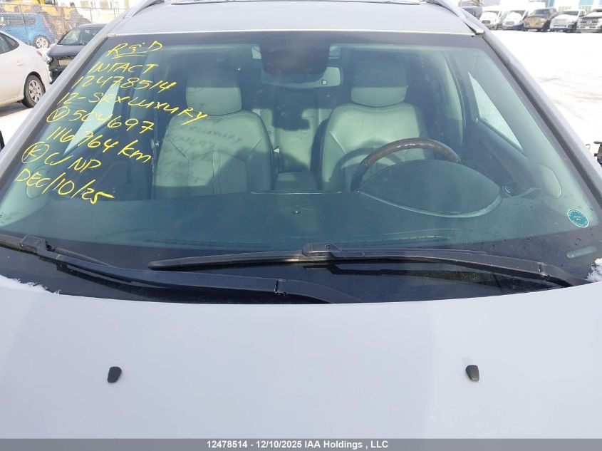 2012 Cadillac Srx Luxury Collection VIN: 3GYFNDE31CS504697 Lot: 12478514