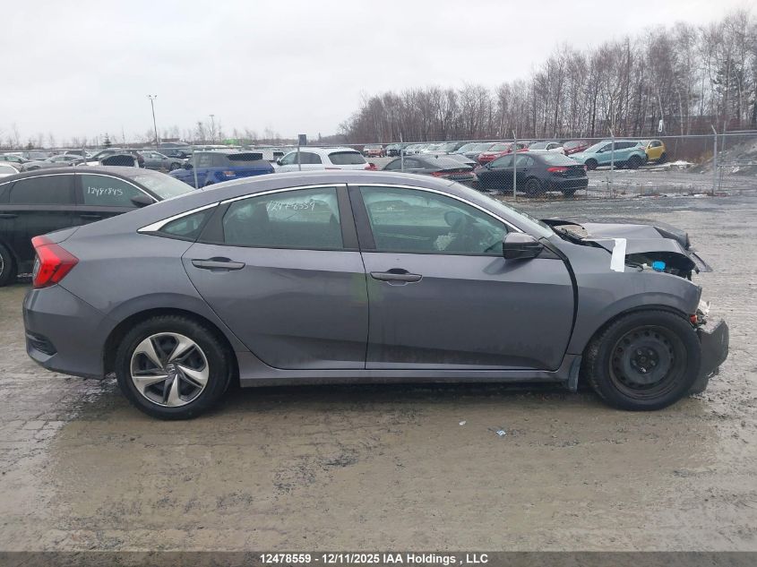 2020 Honda Civic Lx VIN: 2HGFC2F56LH011330 Lot: 12478559