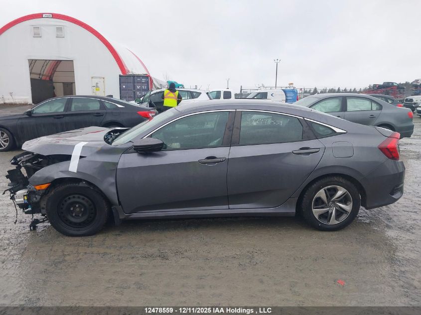 2020 Honda Civic Lx VIN: 2HGFC2F56LH011330 Lot: 12478559