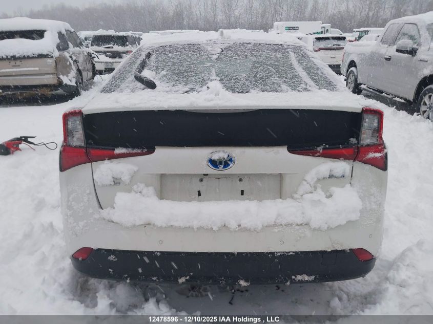 2019 Toyota Prius VIN: JTDL9RFU2K3005588 Lot: 12478596