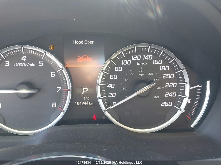 2017 Acura Mdx VIN: 5FRYD4H44HB500244 Lot: 12478634