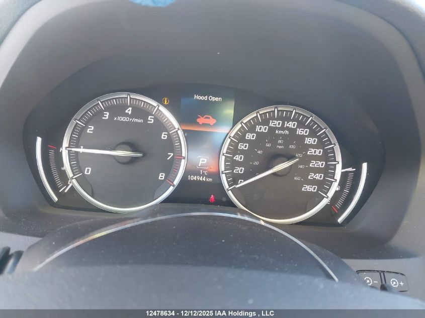 2017 Acura Mdx VIN: 5FRYD4H44HB500244 Lot: 12478634