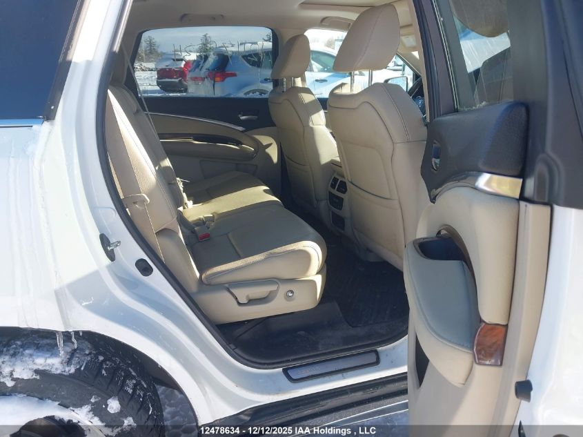 2017 Acura Mdx VIN: 5FRYD4H44HB500244 Lot: 12478634