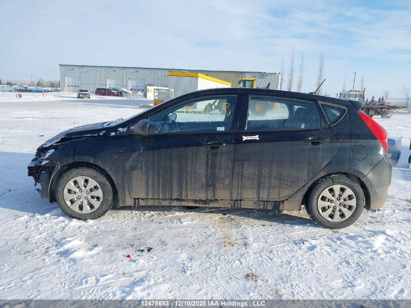 2015 Hyundai Accent Gl VIN: KMHCT5AE3FU220550 Lot: 12478683