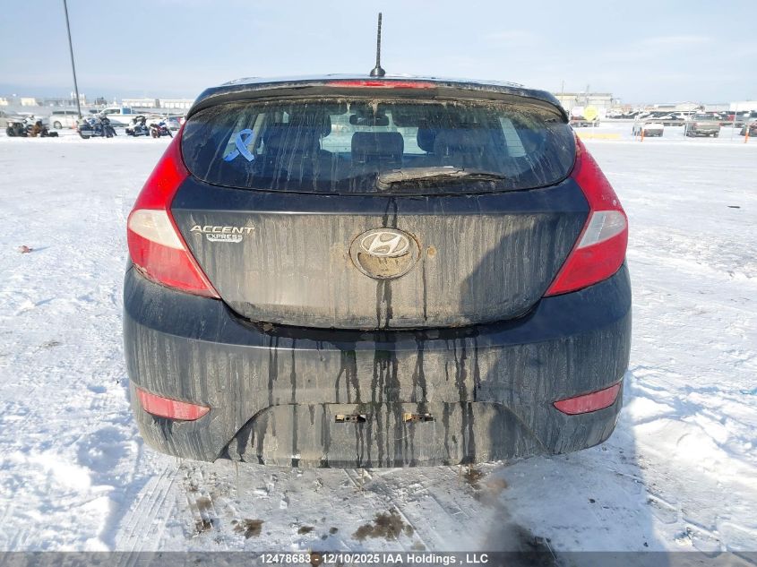 2015 Hyundai Accent Gl VIN: KMHCT5AE3FU220550 Lot: 12478683