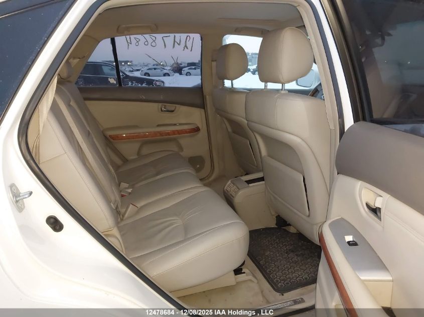 2008 Lexus Rx 350 VIN: JTJHK31U782851998 Lot: 12478684