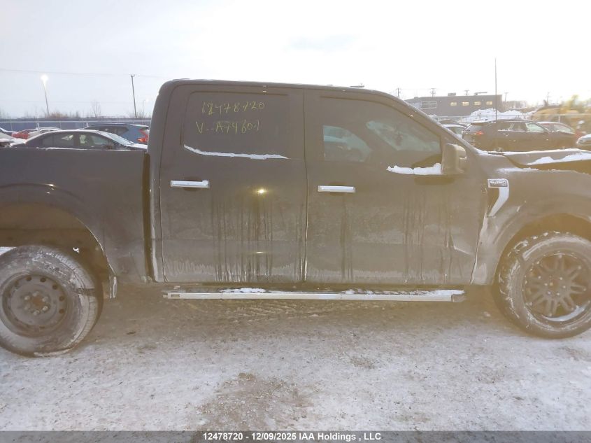 2022 Ford F-150 Xlt VIN: 1FTEW1EP1NFA74807 Lot: 12478720