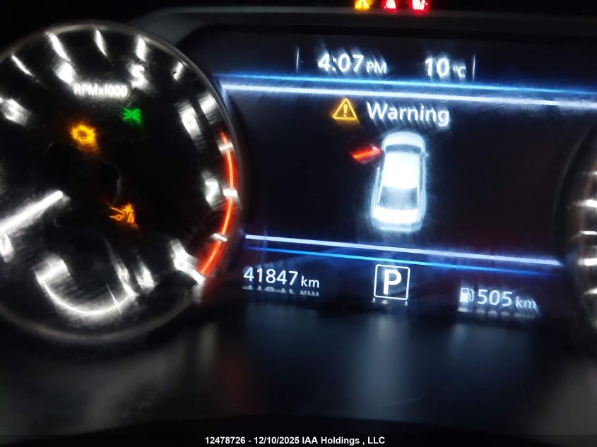 2025 Nissan Altima Sr VIN: 1N4BL4CW5SN357564 Lot: 12478726