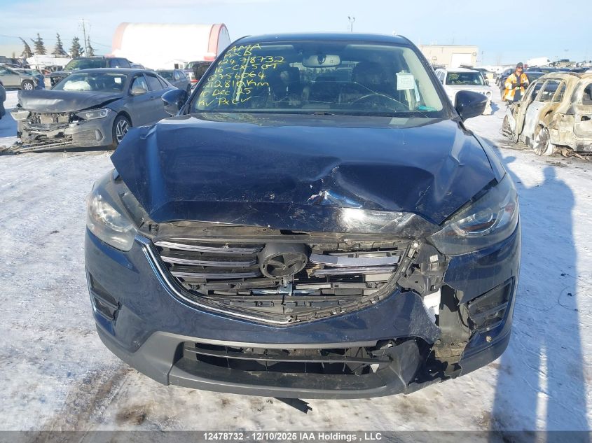 2016 Mazda Cx-5 Gt VIN: JM3KE4DY8G0756064 Lot: 12478732