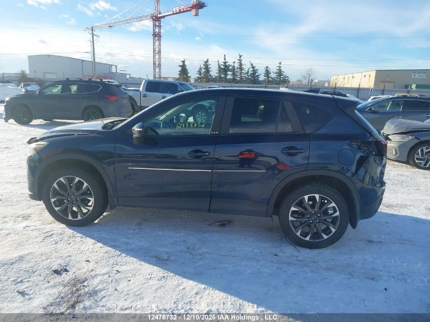 2016 Mazda Cx-5 Gt VIN: JM3KE4DY8G0756064 Lot: 12478732