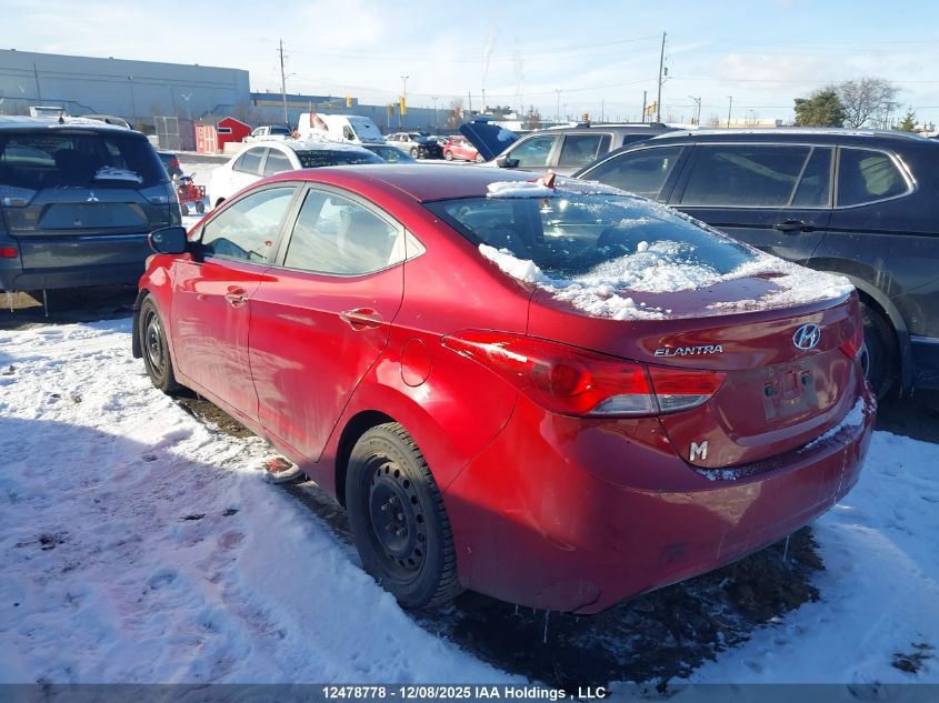 2013 Hyundai Elantra Gls/Limited VIN: 5NPDH4AE1DH436750 Lot: 12478778