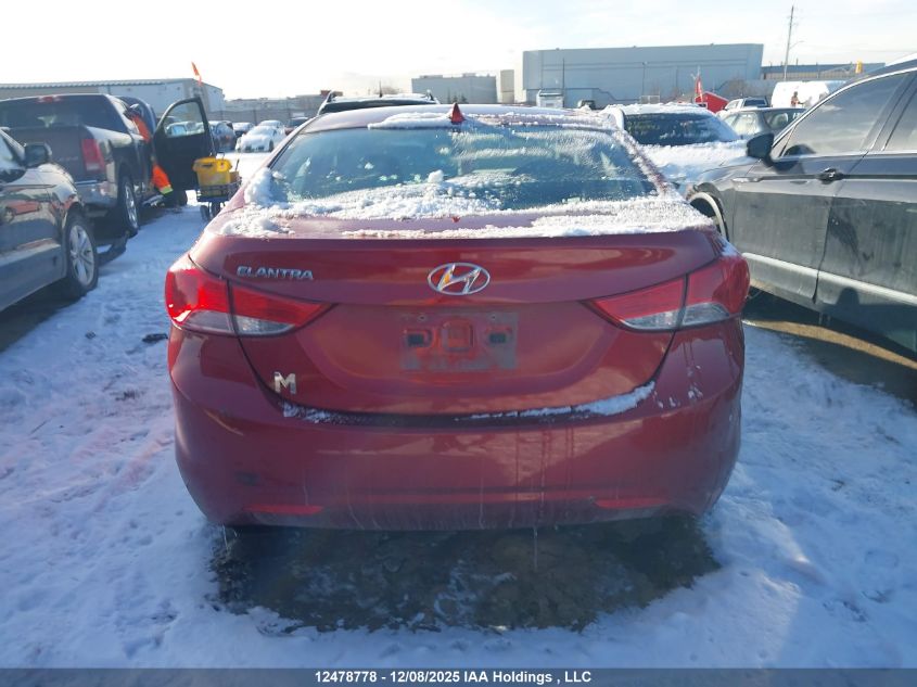 2013 Hyundai Elantra Gls/Limited VIN: 5NPDH4AE1DH436750 Lot: 12478778