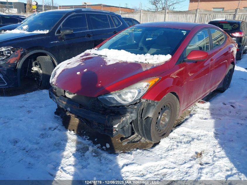 2013 Hyundai Elantra Gls/Limited VIN: 5NPDH4AE1DH436750 Lot: 12478778