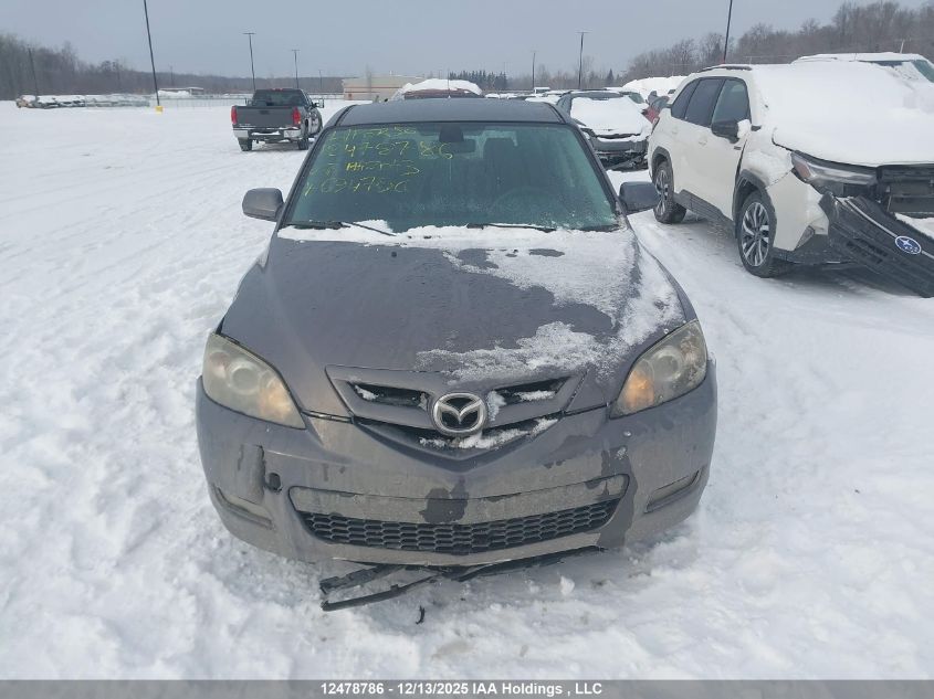 2007 Mazda 3 Hatchback VIN: JM1BK343871694756 Lot: 12478786