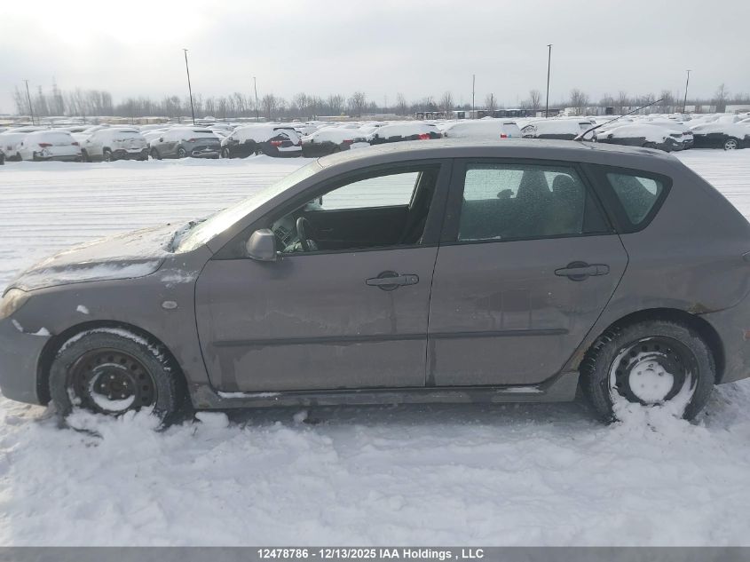 2007 Mazda 3 Hatchback VIN: JM1BK343871694756 Lot: 12478786