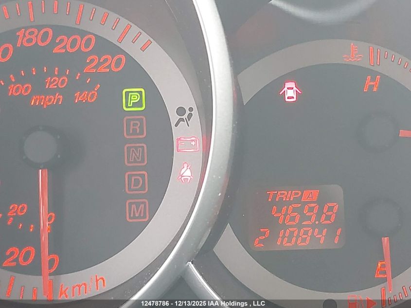 2007 Mazda 3 Hatchback VIN: JM1BK343871694756 Lot: 12478786