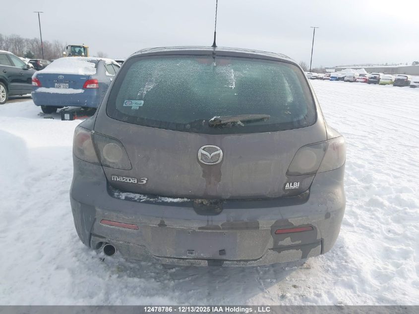 2007 Mazda 3 Hatchback VIN: JM1BK343871694756 Lot: 12478786