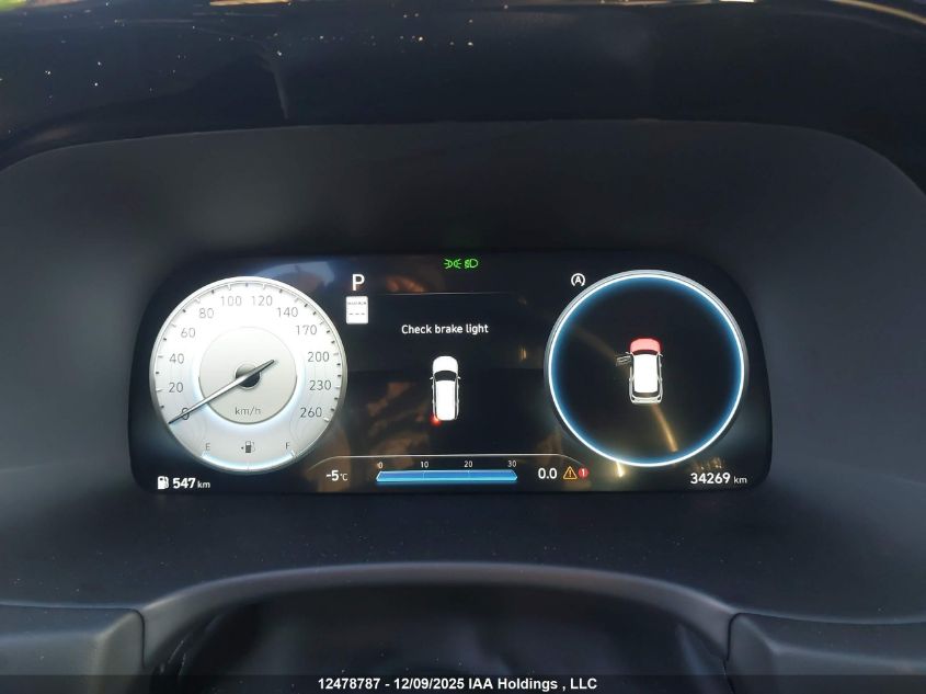 2025 Hyundai Palisade VIN: KM8R3DGE4SU853421 Lot: 12478787