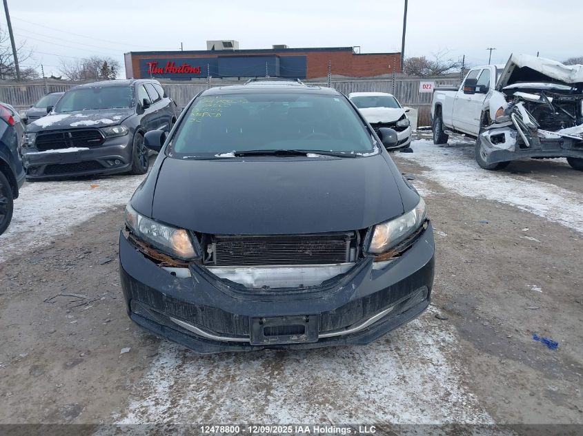2013 Honda Civic Ex VIN: 19XFB2F81DE072562 Lot: 12478800