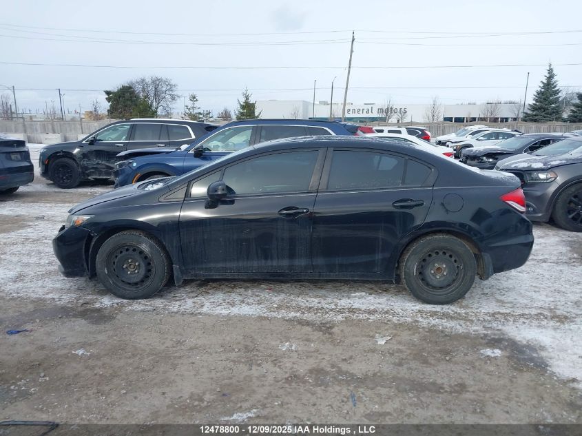 2013 Honda Civic Ex VIN: 19XFB2F81DE072562 Lot: 12478800