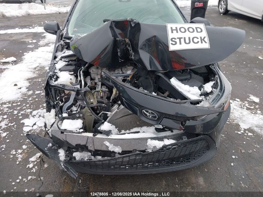 2021 Toyota Corolla Le VIN: 5YFBPMBE5MP222999 Lot: 12478805