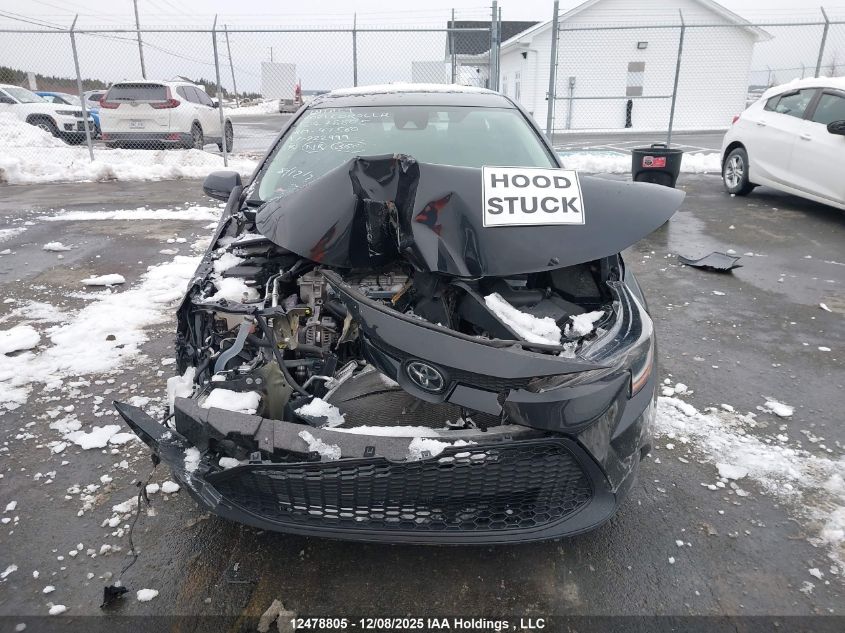 2021 Toyota Corolla Le VIN: 5YFBPMBE5MP222999 Lot: 12478805