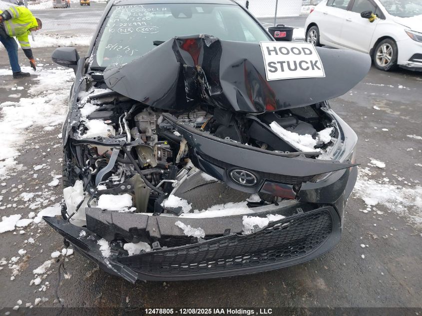 2021 Toyota Corolla Le VIN: 5YFBPMBE5MP222999 Lot: 12478805