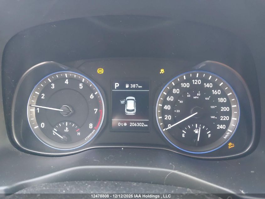 2019 Hyundai Kona 2.0L Preferred VIN: KM8K22AA2KU342997 Lot: 12478808