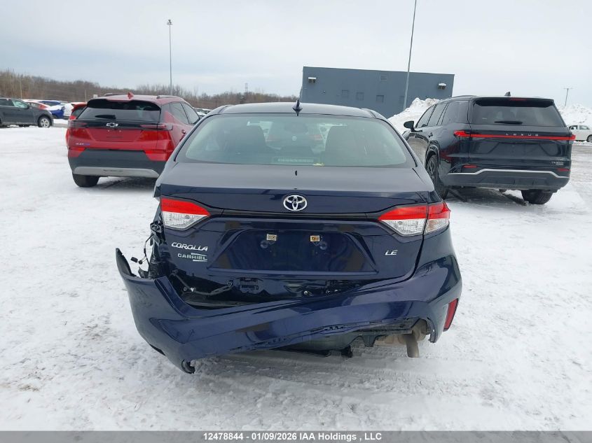 2024 Toyota Corolla Le VIN: 5YFB4MDE4RP154188 Lot: 12478844