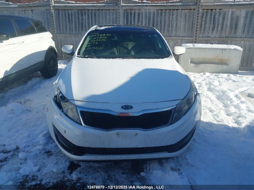 2012 Kia Optima Ex/Ex Luxury/Ex+ VIN: KNAGN4A7XC5268626 Lot: 12478870