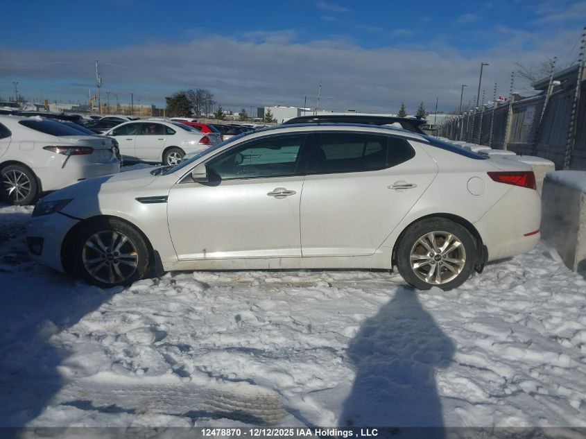 2012 Kia Optima Ex/Ex Luxury/Ex+ VIN: KNAGN4A7XC5268626 Lot: 12478870