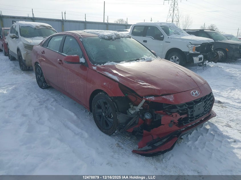 KMHLM4AG9MU142622 2021 Hyundai Elantra Preferred Ivt With Sun And Tech Package auction photo 1