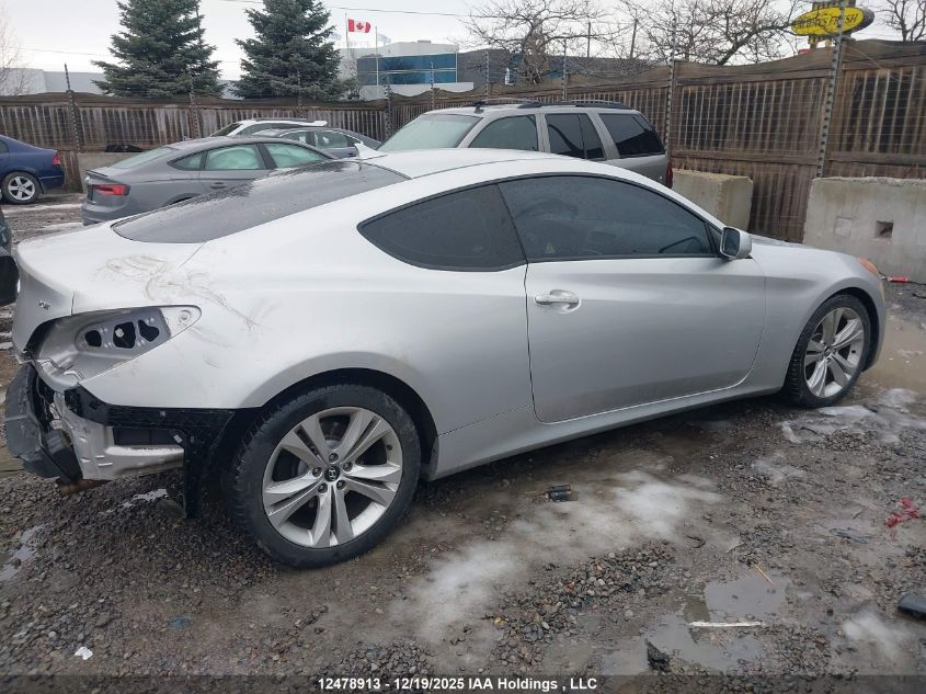 2010 Hyundai Genesis Coupe 2.0T VIN: KMHHT6KDXAU012661 Lot: 12478913
