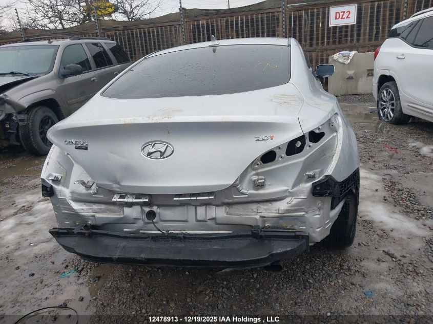 2010 Hyundai Genesis Coupe 2.0T VIN: KMHHT6KDXAU012661 Lot: 12478913