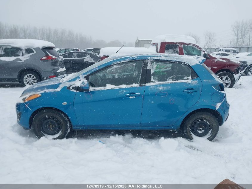 2012 Mazda Mazda2 VIN: JM1DE1KY5C0148399 Lot: 12478919