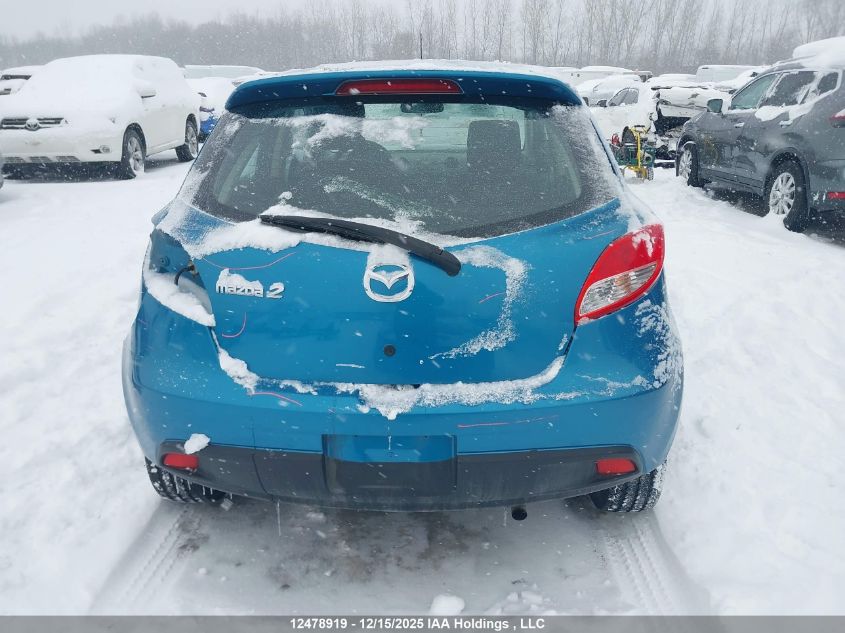 2012 Mazda Mazda2 VIN: JM1DE1KY5C0148399 Lot: 12478919