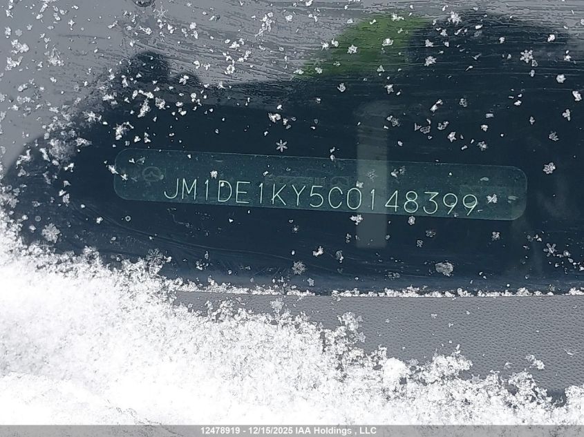 2012 Mazda Mazda2 VIN: JM1DE1KY5C0148399 Lot: 12478919