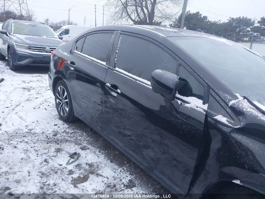 2014 Honda Civic Ex VIN: 2HGFB2F51EH043608 Lot: 12478924