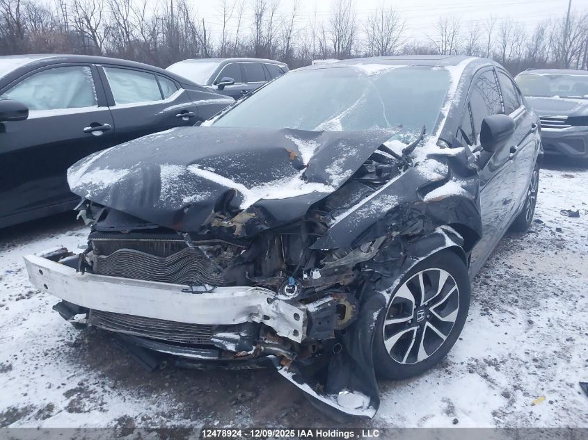 2014 Honda Civic Ex VIN: 2HGFB2F51EH043608 Lot: 12478924