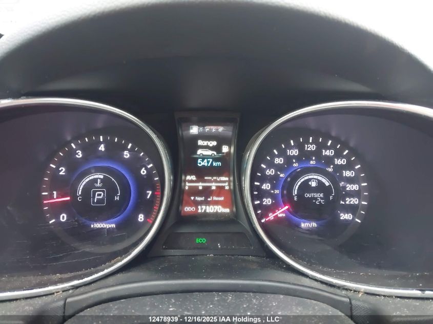 2013 Hyundai Santa Fe VIN: KM8SNDHF3DU025639 Lot: 12478939