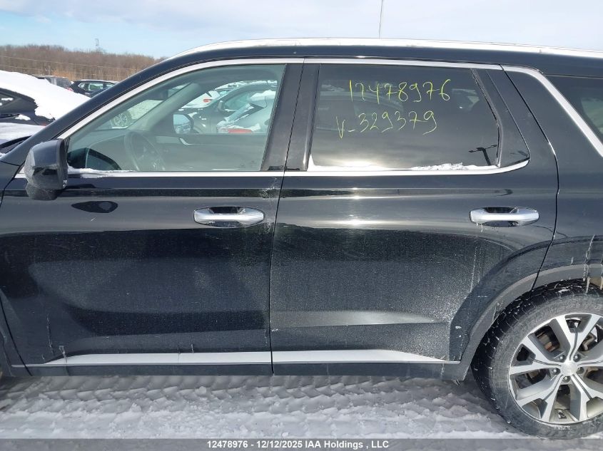 2021 Hyundai Palisade Sel VIN: KM8R3DHE6MU329379 Lot: 12478976