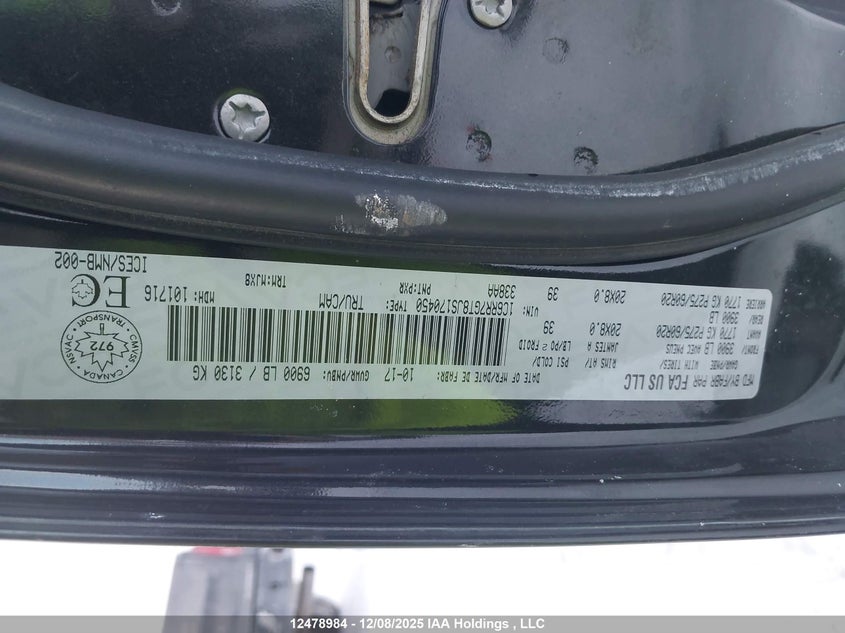1C6RR7GT8JS170450 2018 RAM 1500 photo no. 9