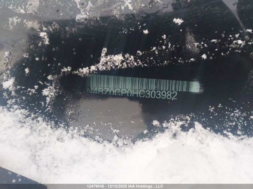 2017 Nissan Leaf S/Sl/Sv VIN: 1N4BZ0CP0HC303982 Lot: 12479035