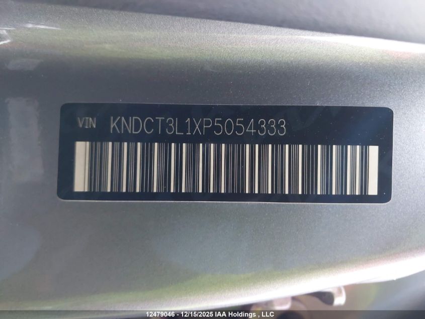 2023 Kia Niro Ev VIN: KNDCT3L1XP5054333 Lot: 12479046