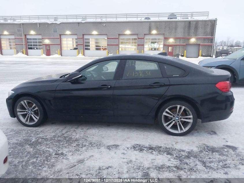 2016 BMW 428I Gran Coupe xDrive VIN: WBA4C9C53GG139638 Lot: 12479057